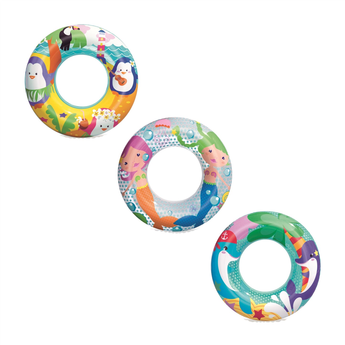 Círculo De Natação Dos Pinguins 51Cm Bestway
