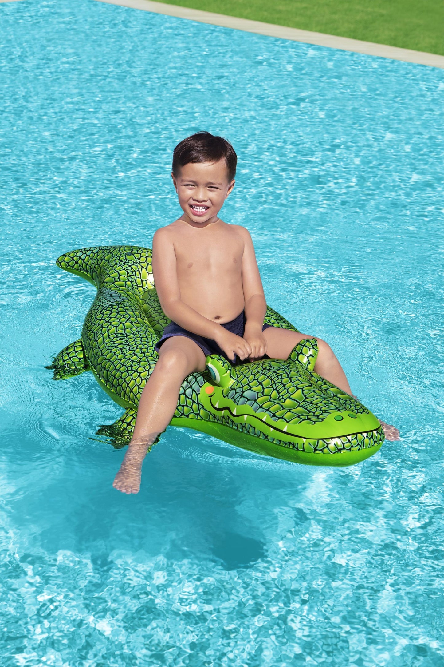 Crocodilo Insuflável Para Nadar Com Pega 1,52M X 71Cm Bestway