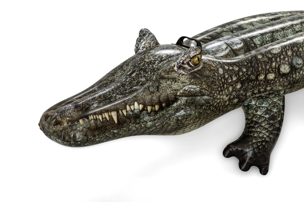 Crocodilo Insuflável Para Nadar Com Pega 1,93M X 94Cm Bestway
