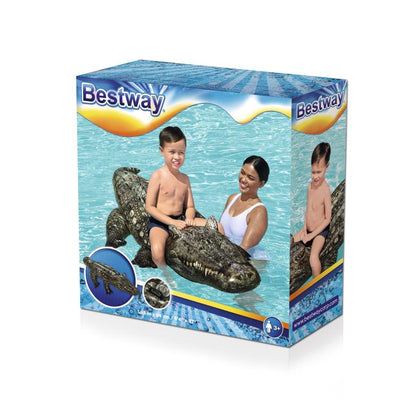 Crocodilo Insuflável Para Nadar Com Pega 1,93M X 94Cm Bestway
