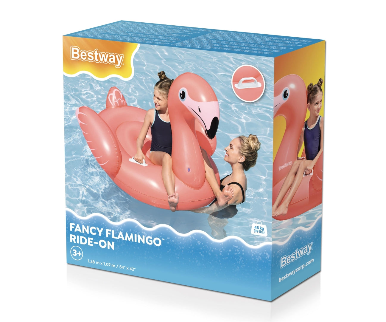 Flamingo Insuflável Para Natação 1,38M X 1,07M Bestway