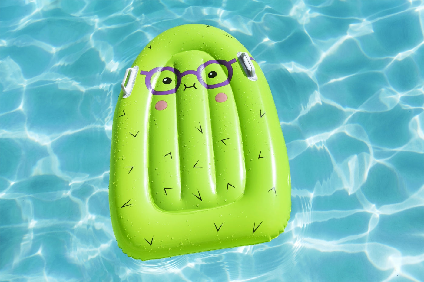 Prancha De Natação Insuflável Com Pegas Cactus 84Cm X 56Cm Bestway