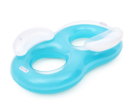 Bóia Insuflável Dupla Cool Comfort Azul 1,88M X 1,17M Bestway