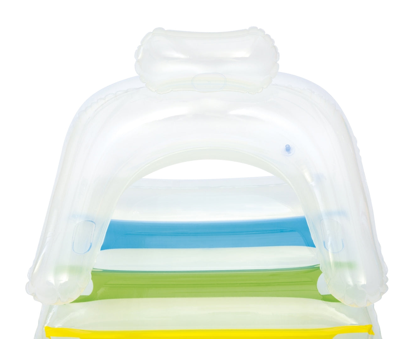 Colchão De Praia Insuflável Dobrável Com Encosto E Apoios De Braços Transparente 1,65M X Bestway