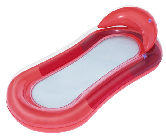 Colchão Insuflável Hydroluxe Com Fundo De Rede Vermelho 1,60M X 84Cm Bestway