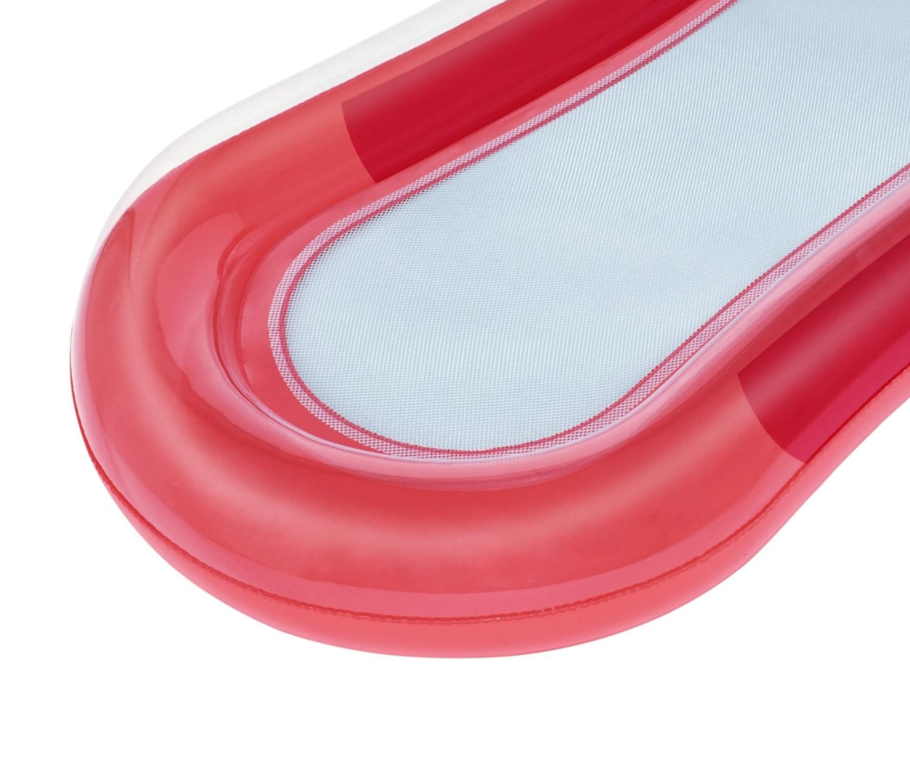 Colchão Insuflável Hydroluxe Com Fundo De Rede Vermelho 1,60M X 84Cm Bestway