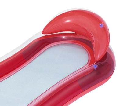 Colchão Insuflável Hydroluxe Com Fundo De Rede Vermelho 1,60M X 84Cm Bestway