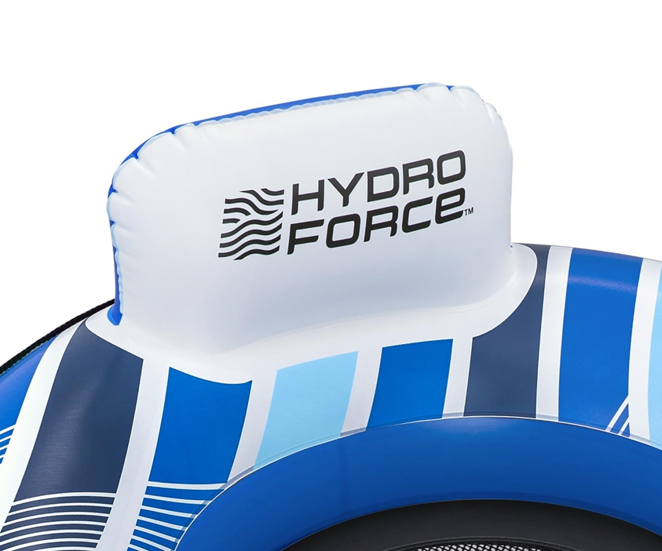 Bóia Insuflável Com Encosto Hydro Force Rapid Rider Azul 1,35M Bestway