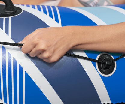 Bóia Insuflável Com Encosto Hydro Force Rapid Rider Azul 1,35M Bestway