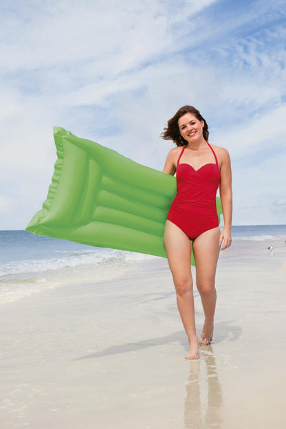 Colchão De Praia Matte 183Cm X 69Cm Azul Bestway