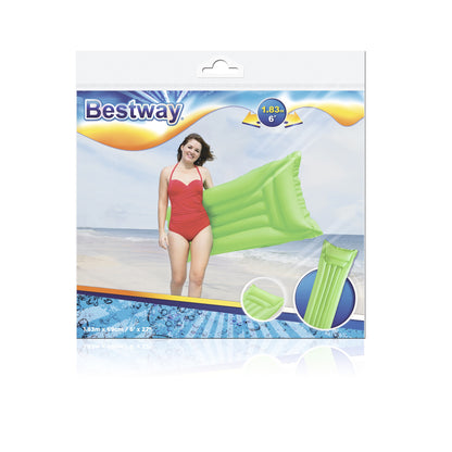 Colchão De Praia Matte 183Cm X 69Cm Azul Bestway