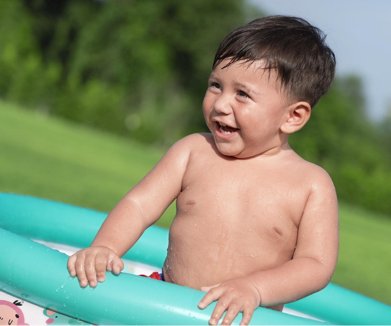 Piscina Insuflável Animais Do Safari 102Cm X 25Cm Bestway