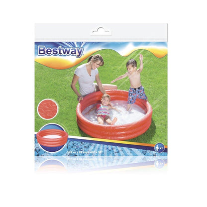 Piscina Insuflável Vermelho 1,22 X 25Cm Bestway