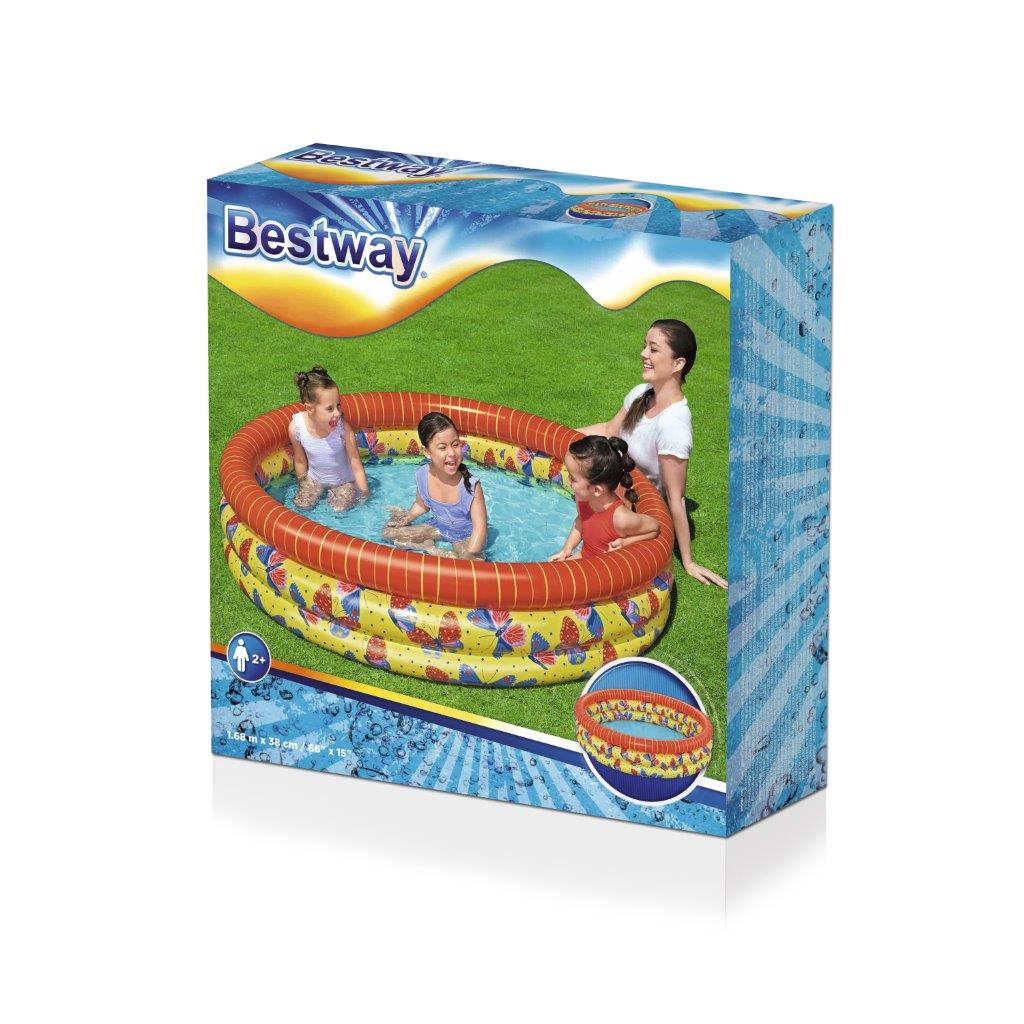 Piscina Insuflável Borboleta 1,68M X 38Cm Bestway