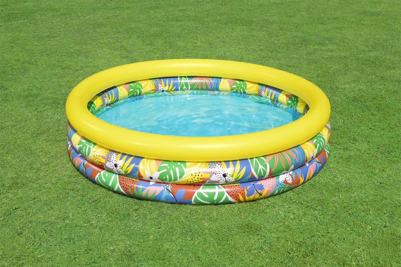 Piscina Insuflável Plantas Tropicais 1,68M X 38Cm Bestway