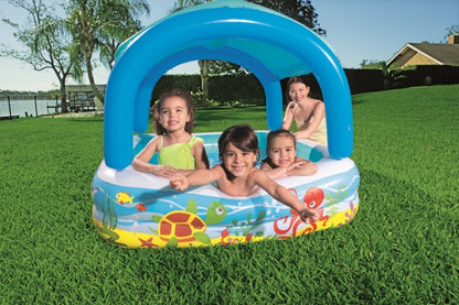 Piscina Rafa Coral Com Cobertura 1,40M X1,40M X1,14M Bestway