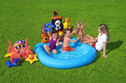 Piscina Navio Pirata Insuflável 140Cm X 130Cm X 104Cm Bestway