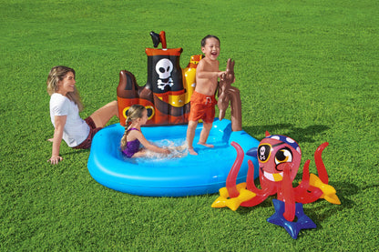 Piscina Navio Pirata Insuflável 140Cm X 130Cm X 104Cm Bestway