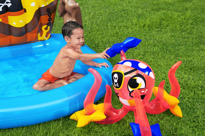 Piscina Navio Pirata Insuflável 140Cm X 130Cm X 104Cm Bestway