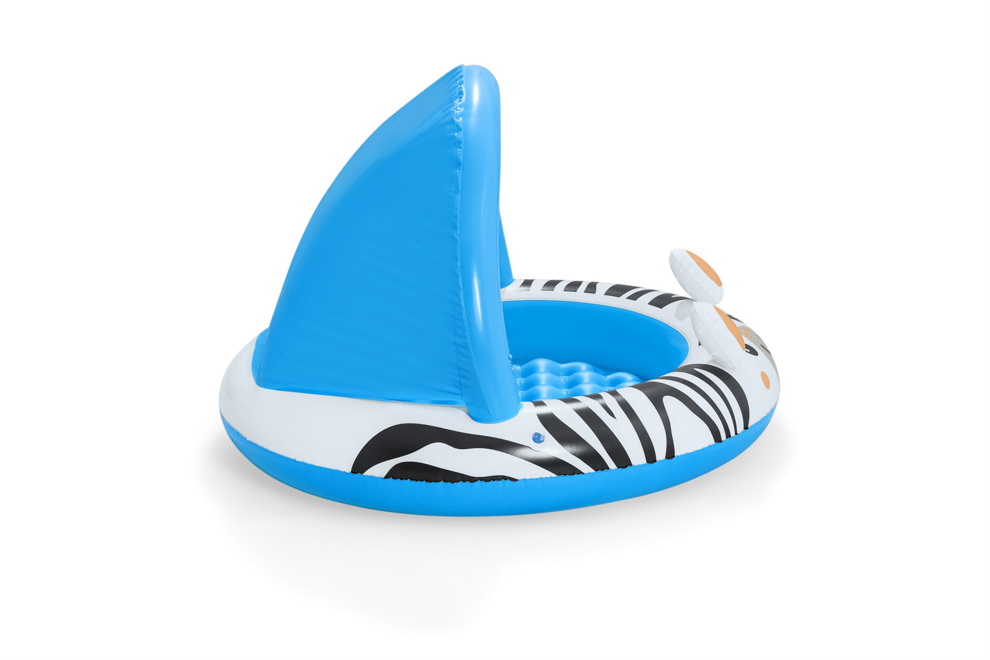 Piscina Insuflável Com Dossel E Fundo Insuflável Zebra 97Cm X 66Cm Bestway