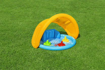 Piscina Insuflável Com Dossel, Encosto E Separador 1,15M X 89Cm X 76Cm Bestway