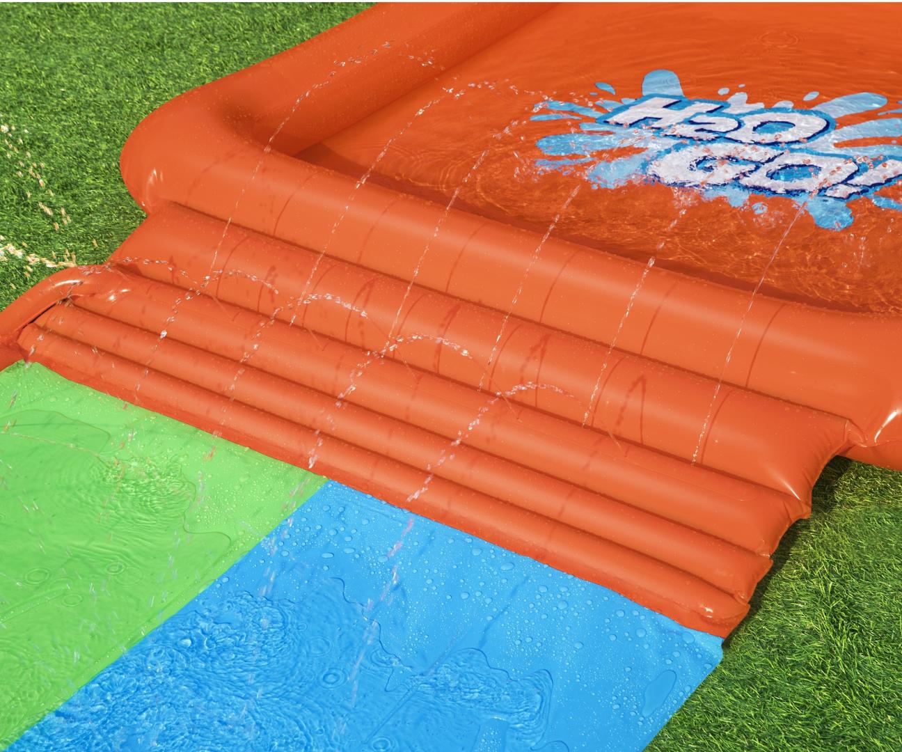 Escorrega Duplo H2Ogo! Super Splash Com Piscina 5,31M Bestway