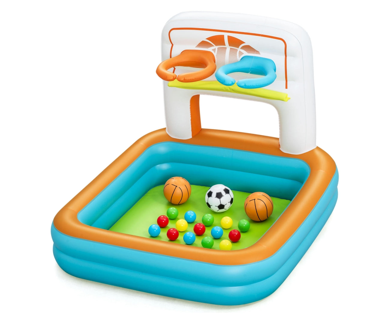 Piscina Insuflável Multifunções Com Bolas Basquetebol E Futebol 1,20M X 1 Bestway