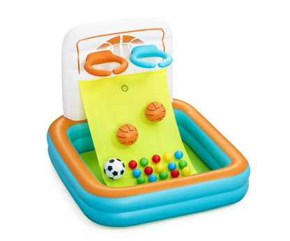 Piscina Insuflável Multifunções Com Bolas Basquetebol E Futebol 1,20M X 1 Bestway