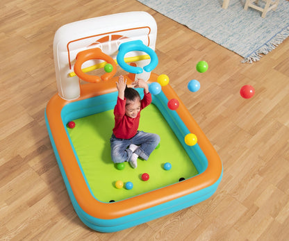 Piscina Insuflável Multifunções Com Bolas Basquetebol E Futebol 1,20M X 1 Bestway