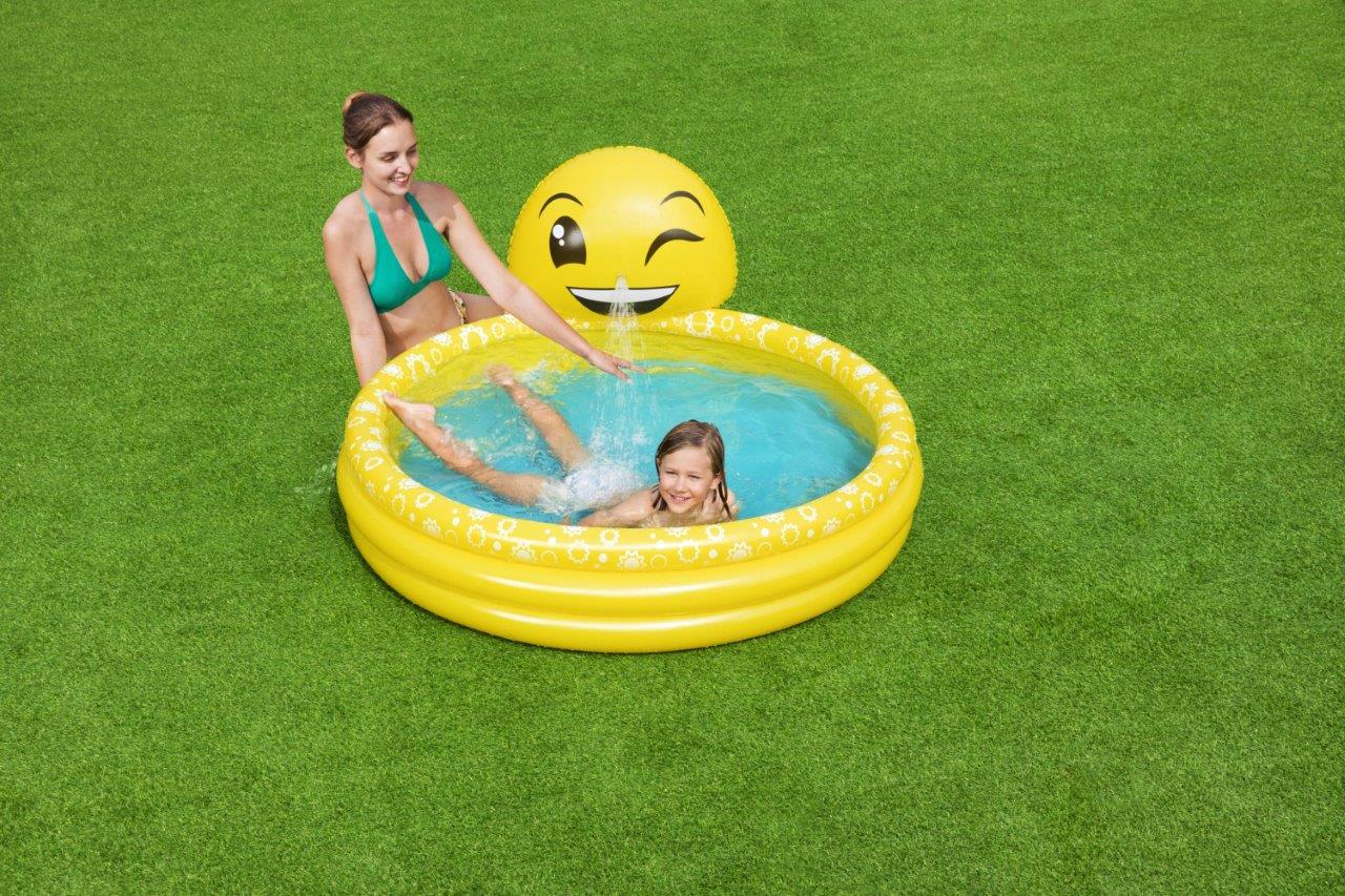 Piscina Insuflável Smile Com Aspersor Bestway