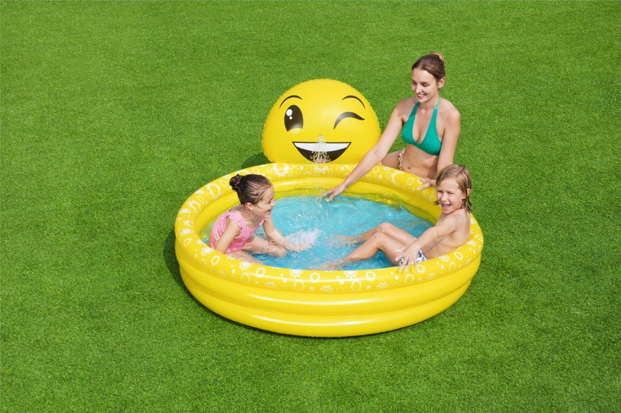 Piscina Insuflável Smile Com Aspersor Bestway