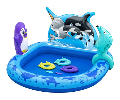 Piscina Insuflável Arctic / Parque Infantil 1,34M X 1,31M X 73Cm Bestway