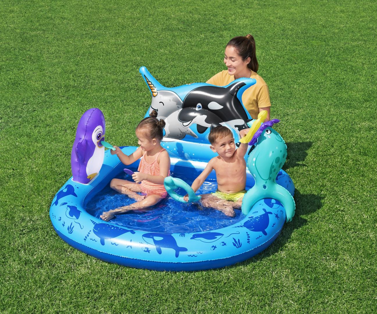 Piscina Insuflável Arctic / Parque Infantil 1,34M X 1,31M X 73Cm Bestway