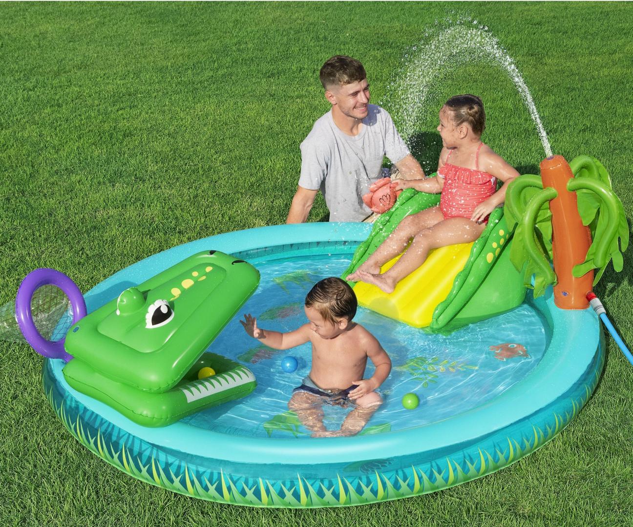 Parque Aquático Crocodile Bay 2,24M X 1,81M X 72Cm Bestway