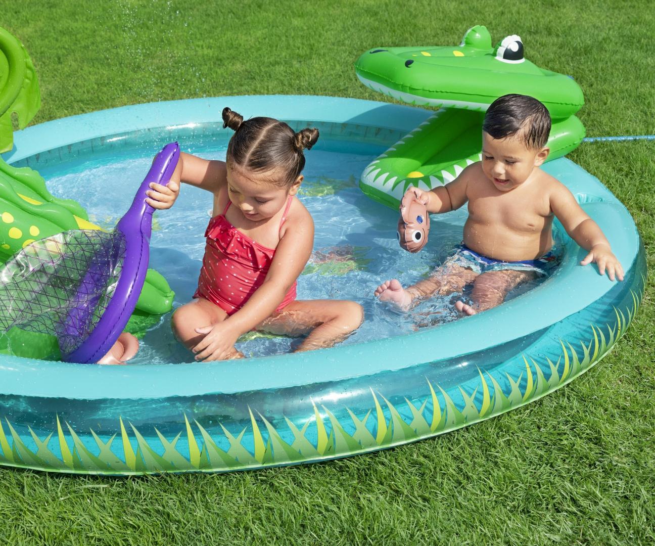 Parque Aquático Crocodile Bay 2,24M X 1,81M X 72Cm Bestway