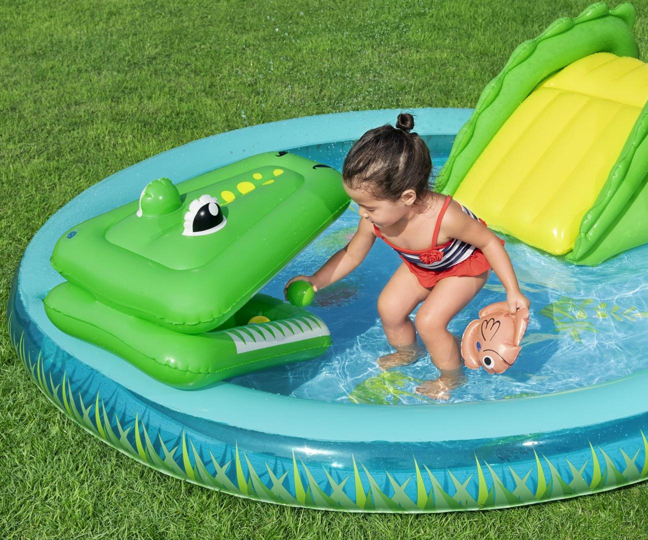 Parque Aquático Crocodile Bay 2,24M X 1,81M X 72Cm Bestway