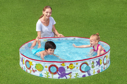 Piscina Fill n Fun Burta Ship Com Janelas 152Cm X 25Cm Bestway