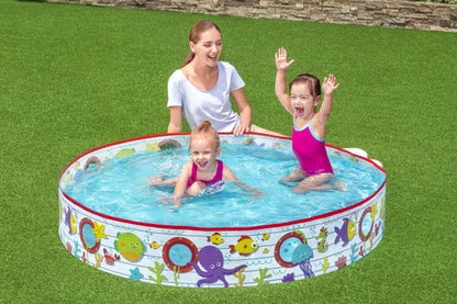 Piscina Fill n Fun Burta Ship Com Janelas 152Cm X 25Cm Bestway