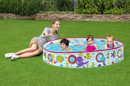 Piscina Fill n Fun Burta Ship Com Janelas 152Cm X 25Cm Bestway
