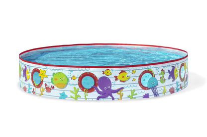 Piscina Fill n Fun Burta Ship Com Janelas 152Cm X 25Cm Bestway