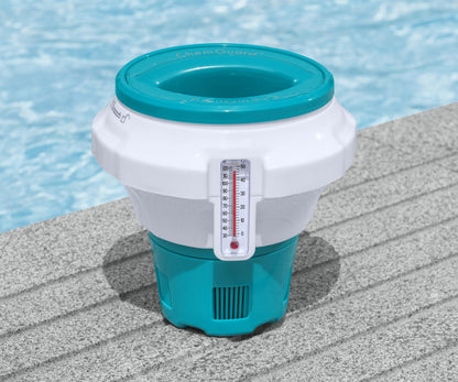 Distribuidor Flutuante De Produtos Químicos Para Piscinas Com Termómetro Chemguard Bestway