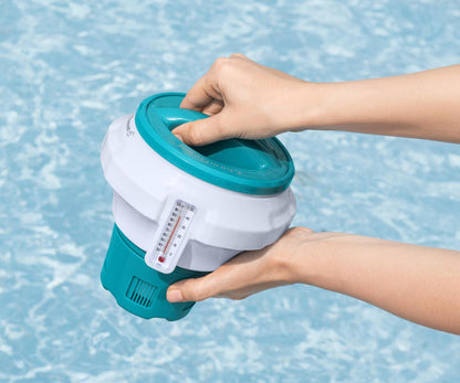 Distribuidor Flutuante De Produtos Químicos Para Piscinas Com Termómetro Chemguard Bestway