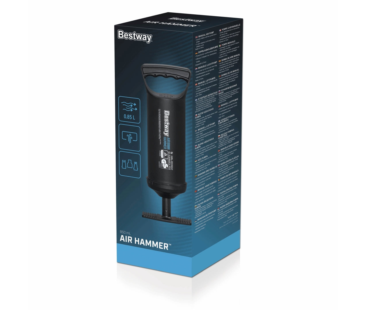 Bomba Manual De Pistão Air Hammer 850 Bestway