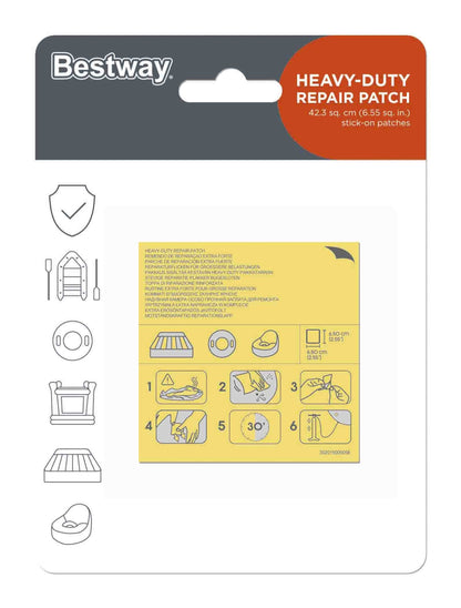 Kit De Reparação Remendos De Reparação 6,5Cm X 6,5Cm 10Pcs Bestway