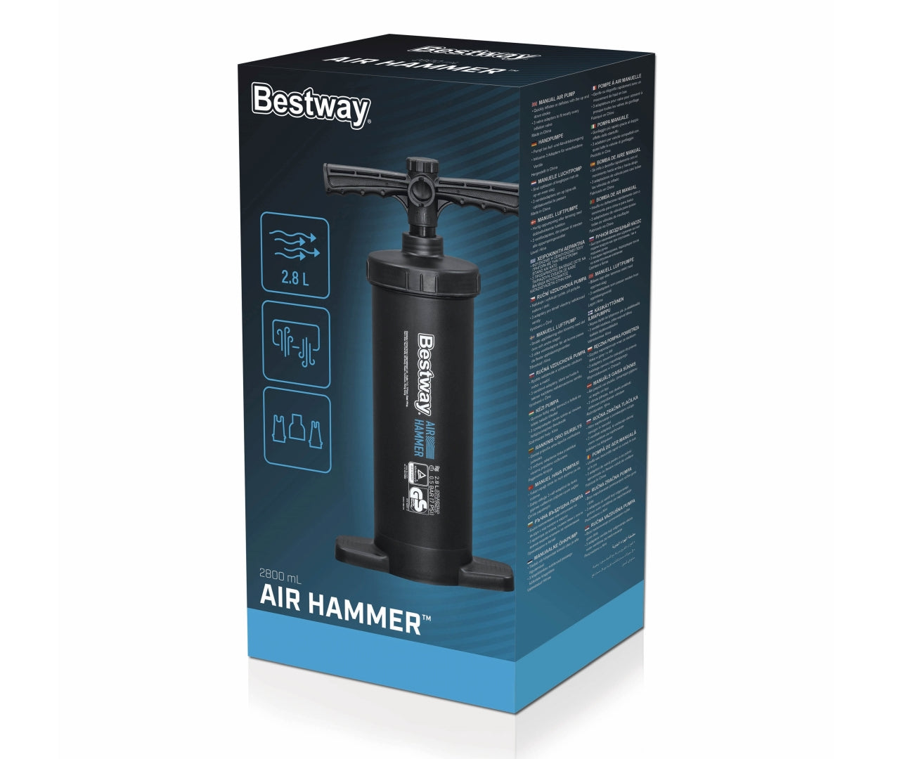 Bomba Manual De Pistão Air Hammer 2800 Bestway