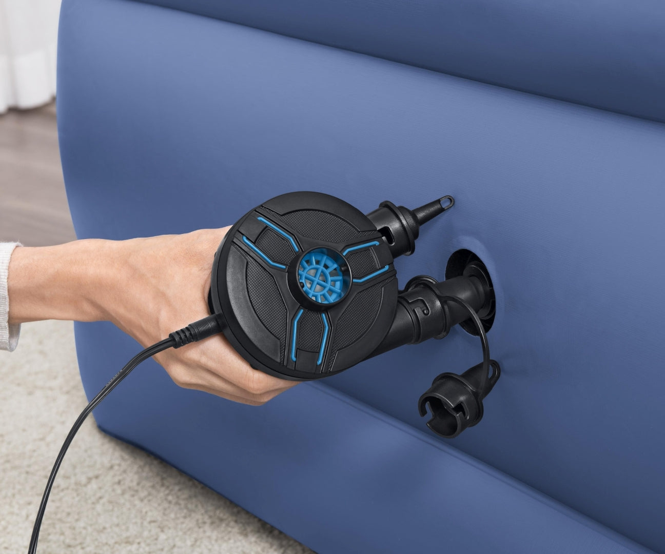 Bomba Eléctrica Para Colchão Powertouch Ac Dc Bestway