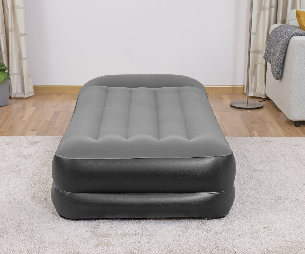 Colchão Insuflável De Viagem Com Bomba De Ar Incorporada Tritech Twin 1,91M X 0,97M X 22Cm Bestway