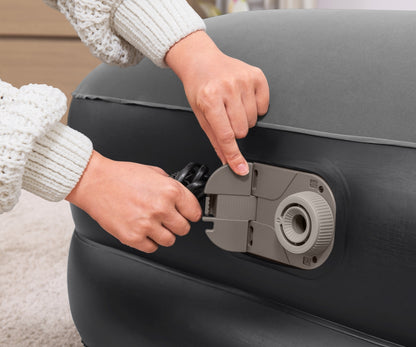 Colchão Insuflável De Viagem Com Bomba De Ar Incorporada Tritech Twin 1,91M X 0,97M X 22Cm Bestway