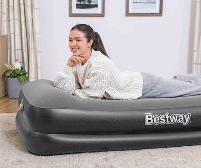 Colchão Insuflável De Viagem Com Bomba De Ar Incorporada Tritech Twin 1,91M X 0,97M X 22Cm Bestway