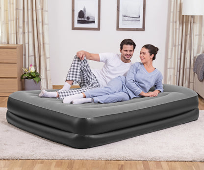 Colchão Insuflável De Viagem Com Bomba De Ar Incorporada Tritech Queen 2,03M X 1,52M Bestway